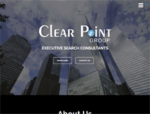 Tablet Screenshot of clearpoint-group.com